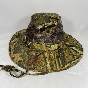 MOSSY OAK Mesh Sidewall Wide Brim Hat NWOT